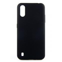 Панель DENGOS Carbon для Samsung Galaxy A01 (black)