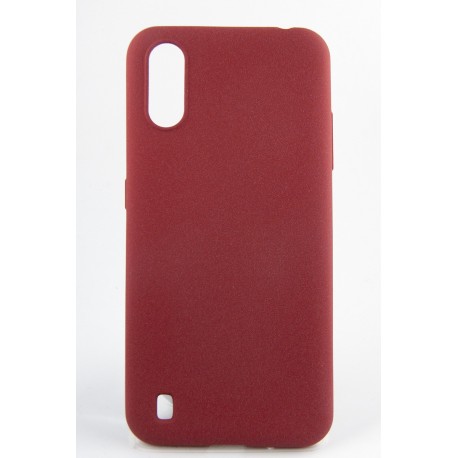 Панель DENGOS Carbon для Samsung Galaxy A01 (red)