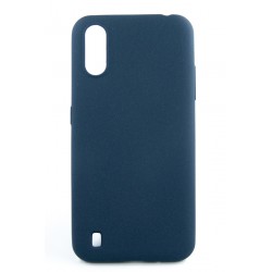 Панель DENGOS Carbon для Samsung Galaxy A01 (blue)