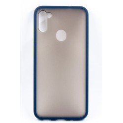 Панель FINE LINE для Samsung Galaxy M11 матова (blue) (FL-TPU-MATT-48)